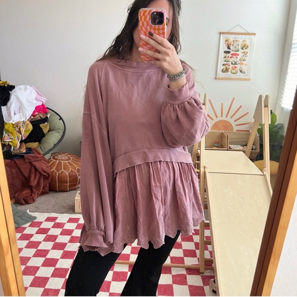 Free people sweater sweatshirt dress